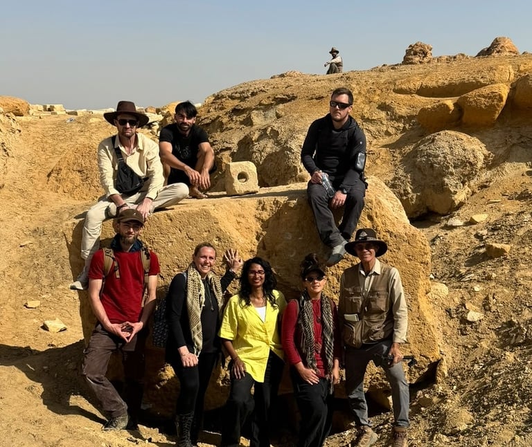 Discovery at the pyramid of Ameny Qemau