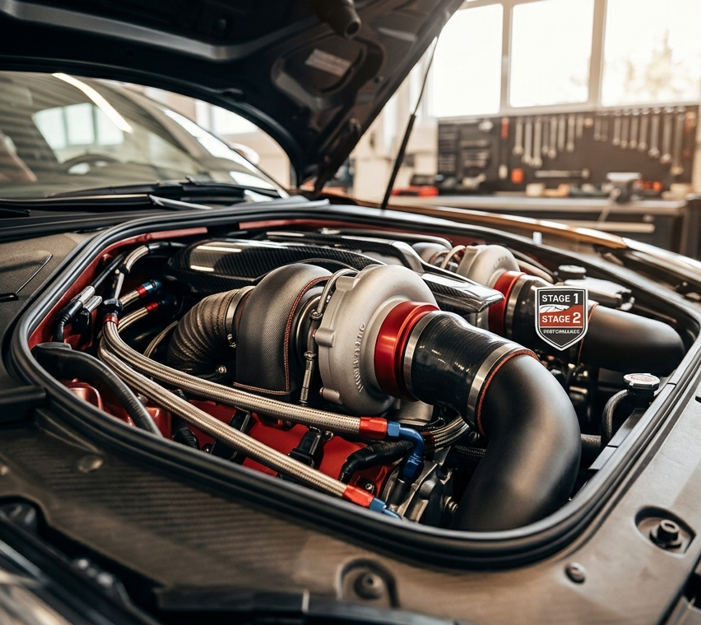 Chiptuning und Softwareoptimierung Stage 1 Stage 2 Berlin Tunerwerk