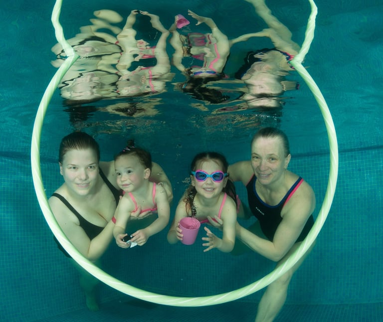 merülés a családdal