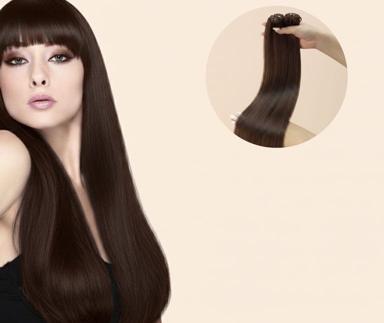 Echthaartressen Angel Hair Extensions