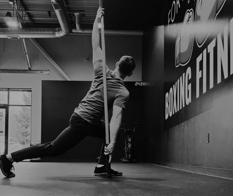 Personal Trainer using a mobility tool in Fort Collins