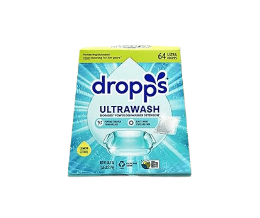 non-toxic dropps dishwasher detergent pods fragrance free