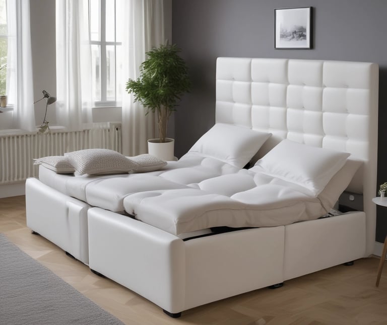 Adjustable twin beds with drawers Amazon affiliate link