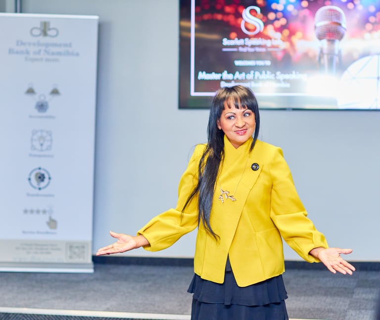 Erica Mulondo presents a transformational speech