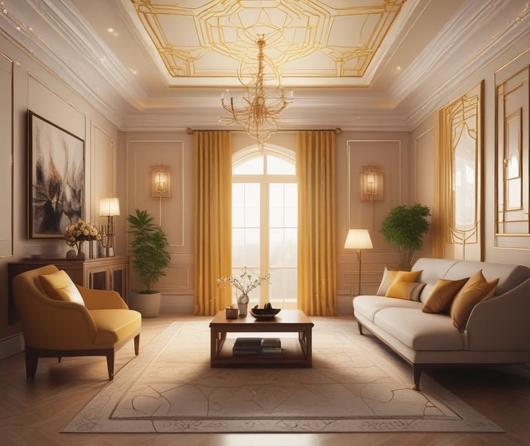 Bright living room with modern inventory