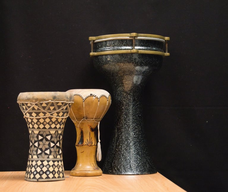 percusión para complementar sesión de grabación baterías online.