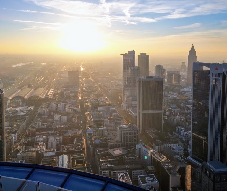 Skyline with main central station