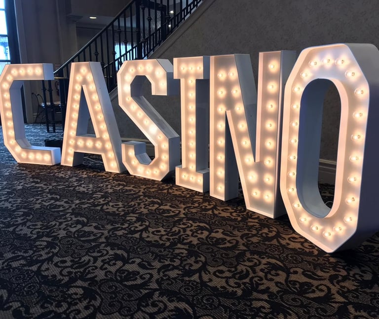 LED Casino Sign