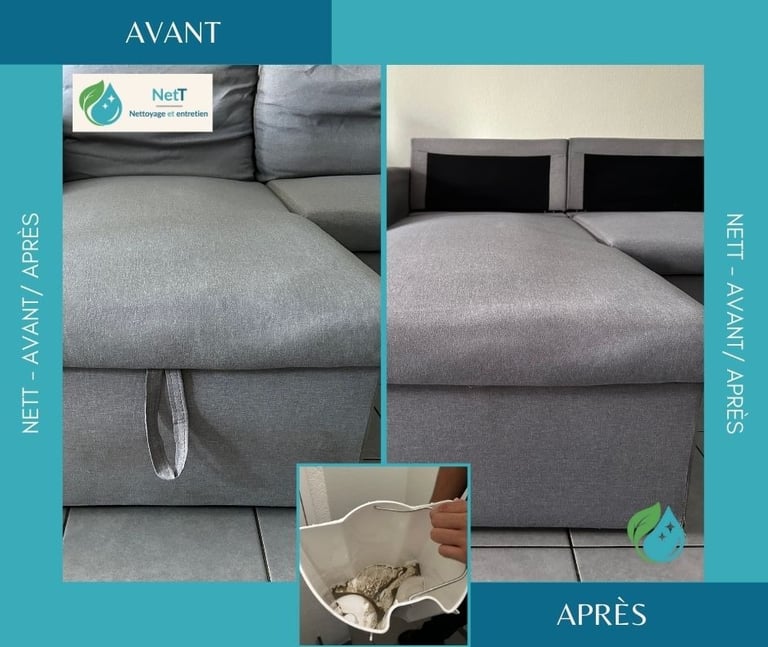 Nettoyage canape colomiers par NetT