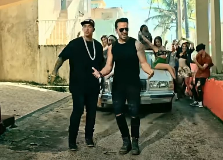 Daddy Yankee and Luis Fonsi in the Despacito video