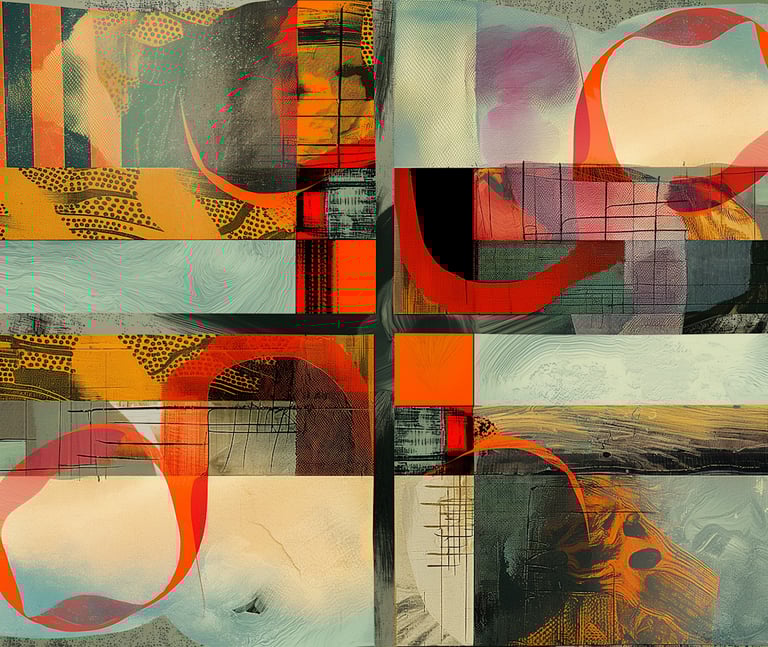 Abstract geometric shapes illustration