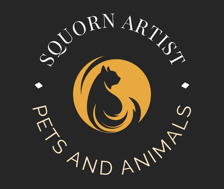 a dog and a cat are shown in this logo