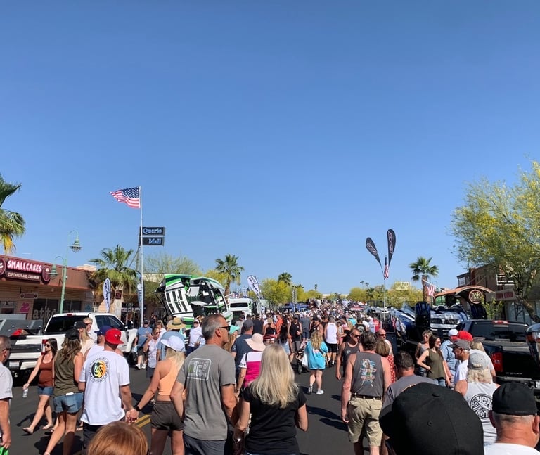Street party during Desert Storm!