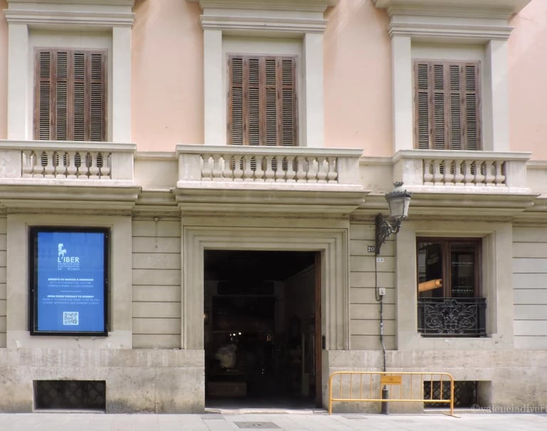 Facade of L'Iber, Museum of Lead Soldiers