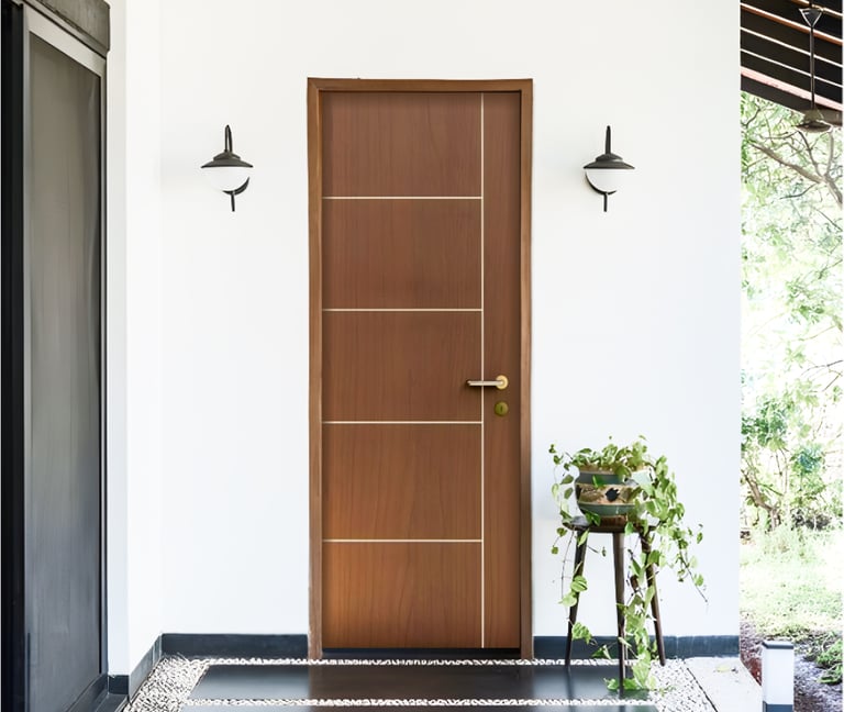 Pintu SWP lapisan HPL untuk rumah tinggal