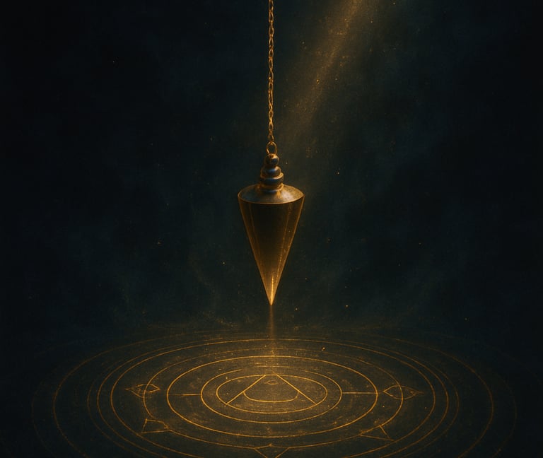 a pendulum wheel with a pendulum wheel on a dark background
