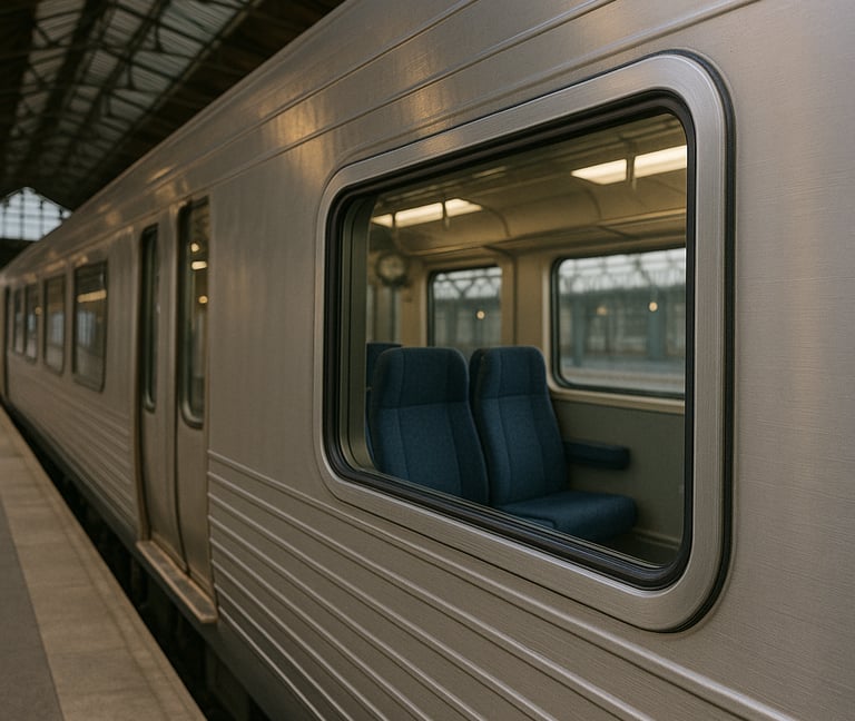 Train window bending 
