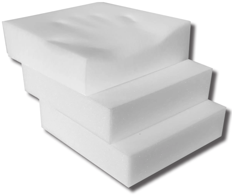 Bloc de mousse à mémoire de forme