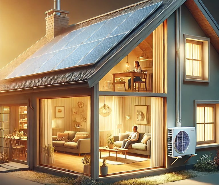 confort thermique avec isolation et systeme de chauffage