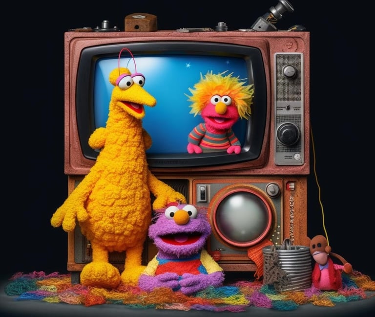 a sesame - themed tv show with sesame - o - ramamati characters