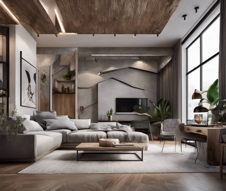 render sala de estar