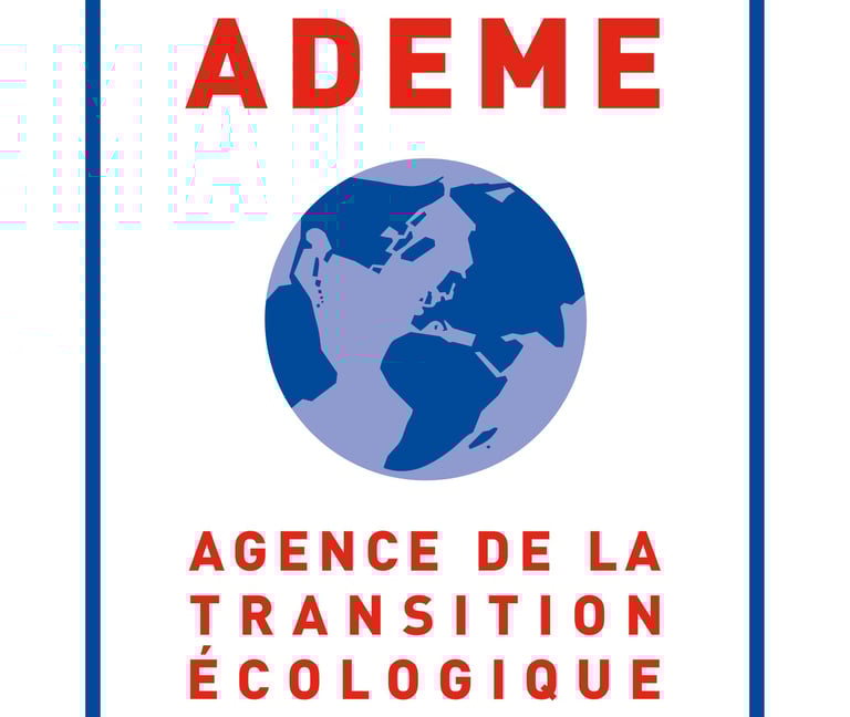 Logo de l’ADEME, ressource liée à la transition écologique et à la gestion des déchets
