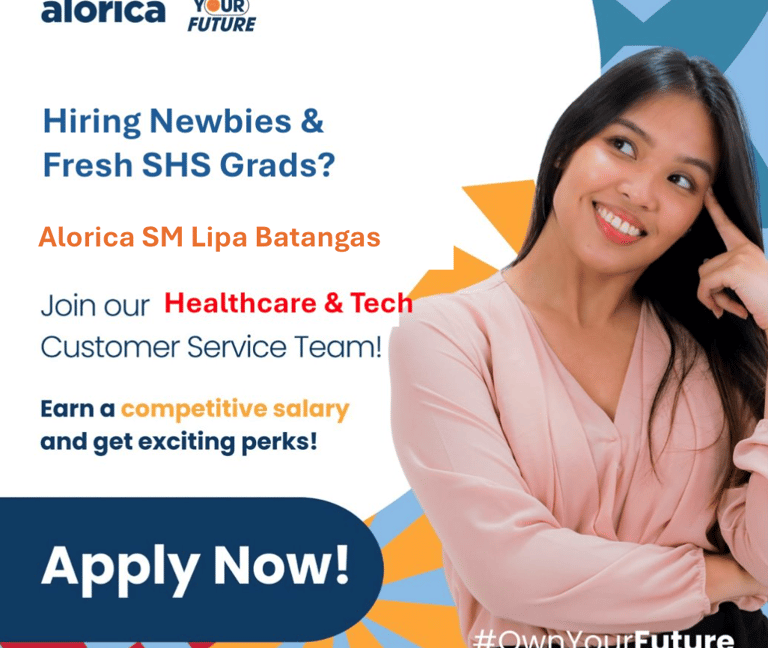 Alorica SM Lipa Batangas BPO Call Center Jobs Hiring Opening Tagalog Non Voice Dayshift WFH