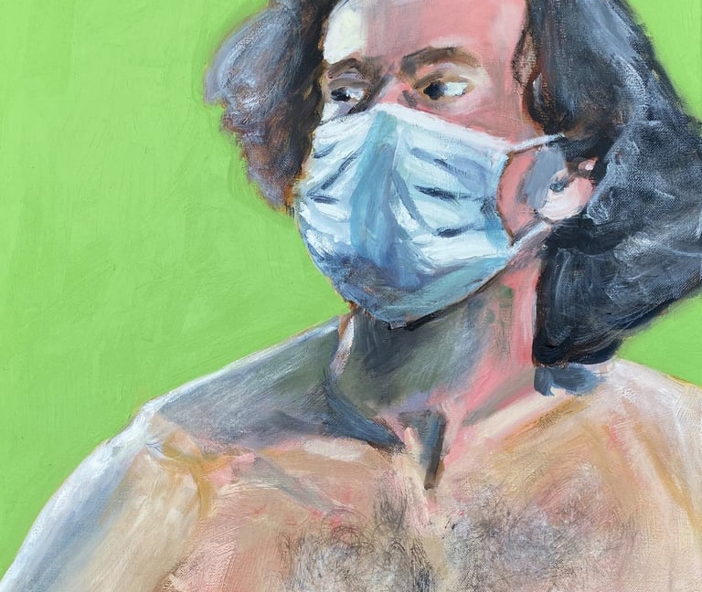 Harry, 2022, oil on canvas, 18x24"