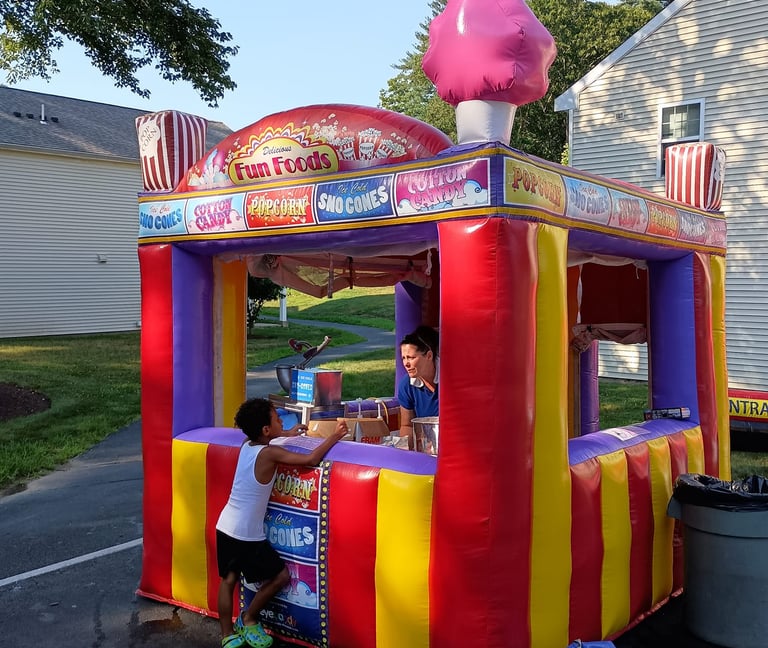 Treat shop with carnival eats