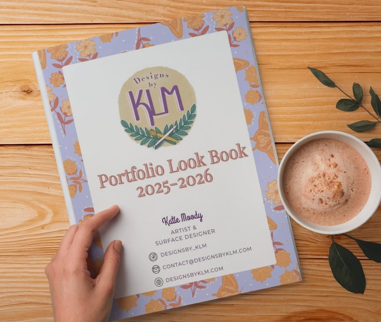 designs by KLM portfolio look book
