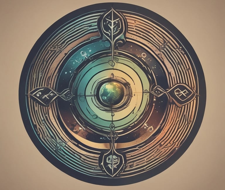 A serene workspace with a notebook and pen ready for reflection.