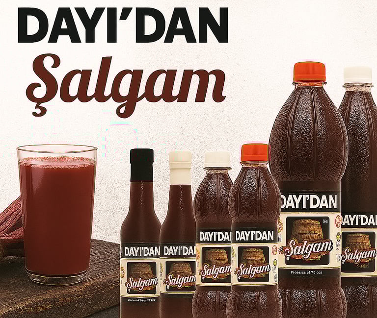 Dayı’dan olarak sunduğumuz her şalgam suyu, hijyenik üretim tesislerimizde özenle hazırlanır. Katkı 