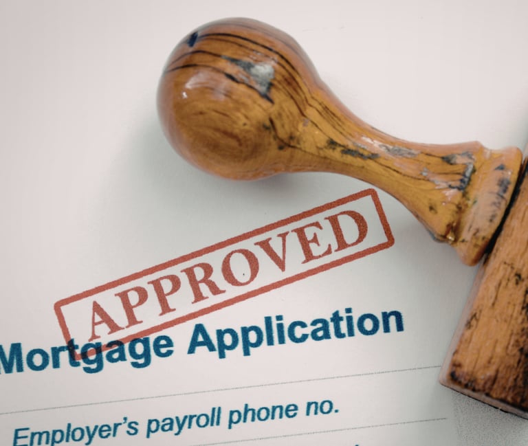 Mortgage loan application approval