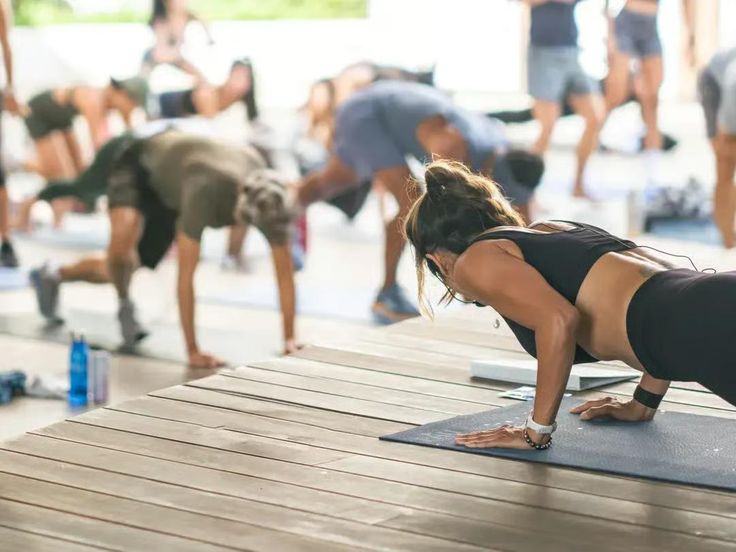 workout session at a fitness retreat south africa