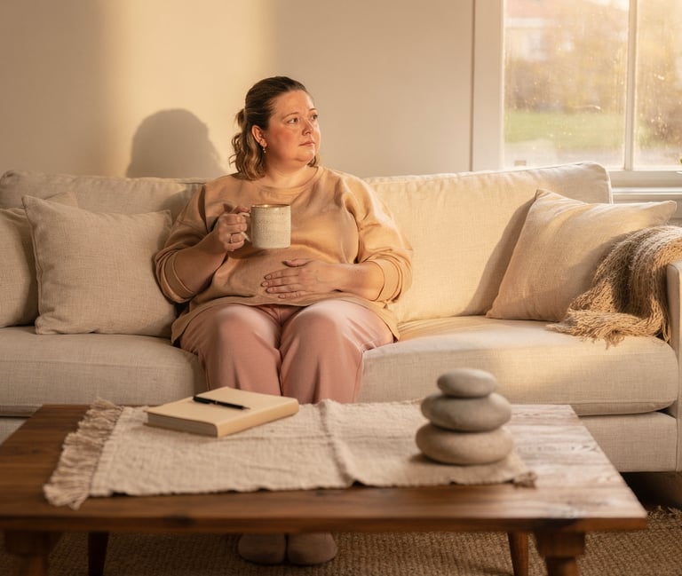 Persona con sovrappeso e metabolismo rallentato che necessita riequilibrio