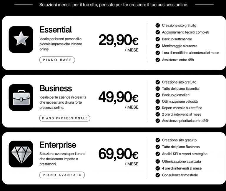 abbonamenti siti web