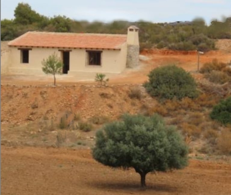 casa de pastoreo restaurada en paraje el Charco en sierra de Carrascoy