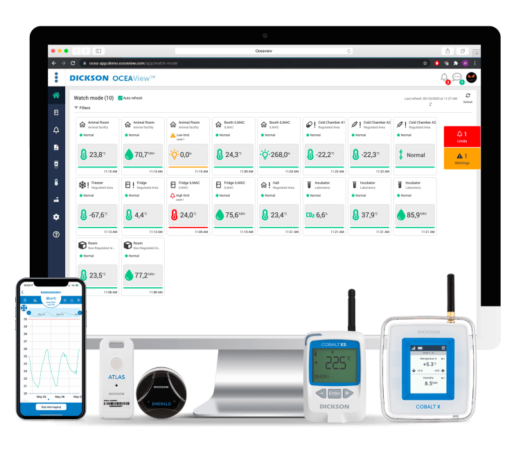 Dickson OceaVIEW Environmental Monitoring System | SL Process Measurement