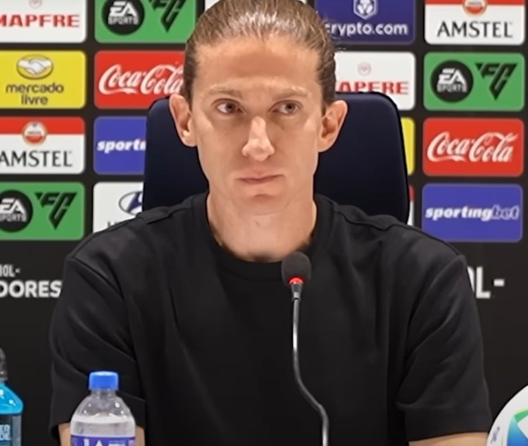 Filipe Luís após vitória contra o Internacional, pela Libertadores 2025.