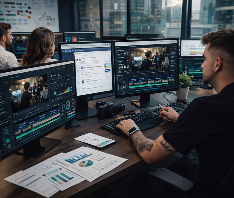 editing contenuti digitali e gestione contenuti social media