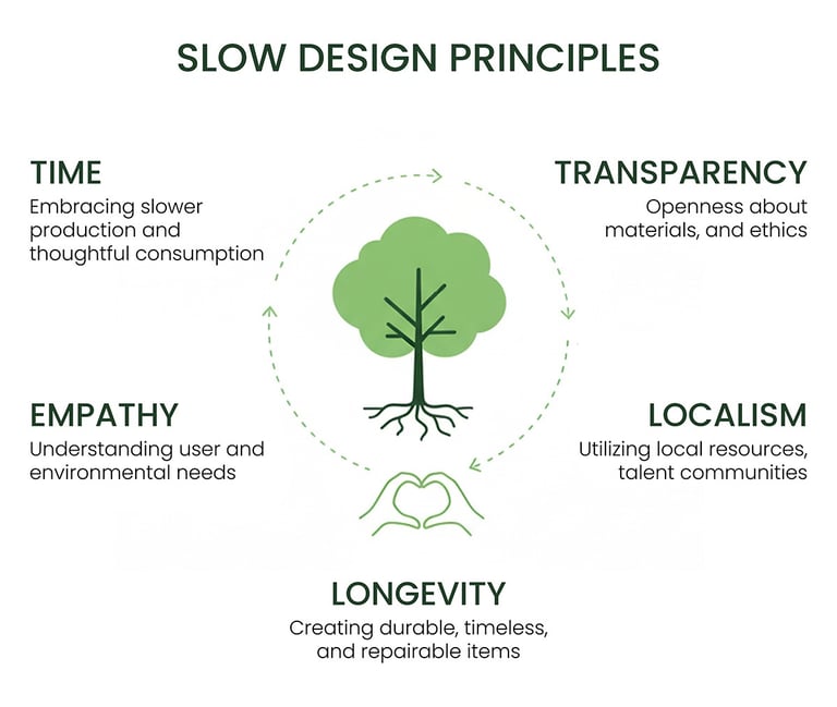 Тhe five key principles of the Slow Design