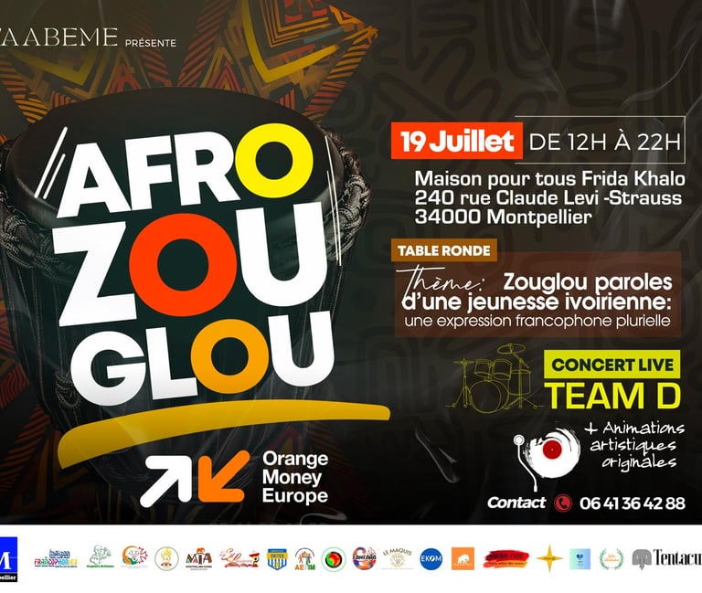 Affiche Afrozouglou 2025