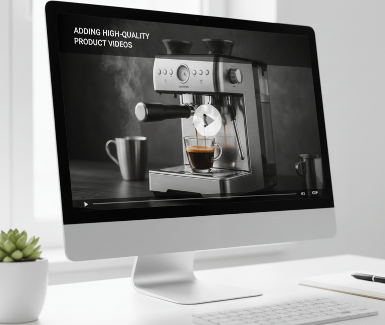 Product pages without demonstration