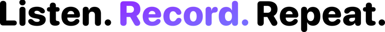 Listen. Record. Repeat. Parle app