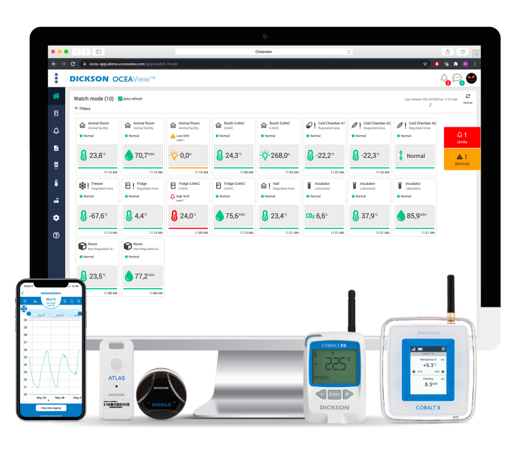 Dickson OceaVIEW Environmental Monitoring System | SL Process Measurement