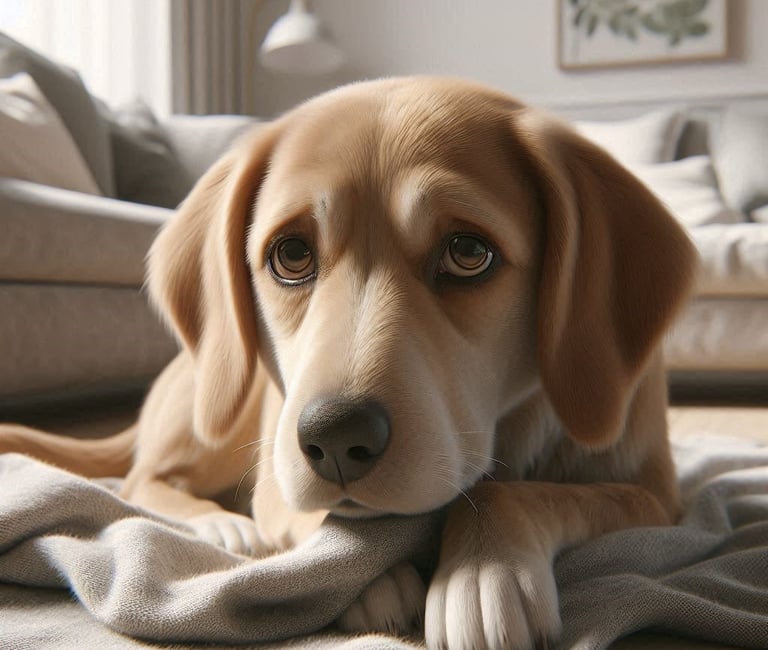 perro vomita espuma blanca