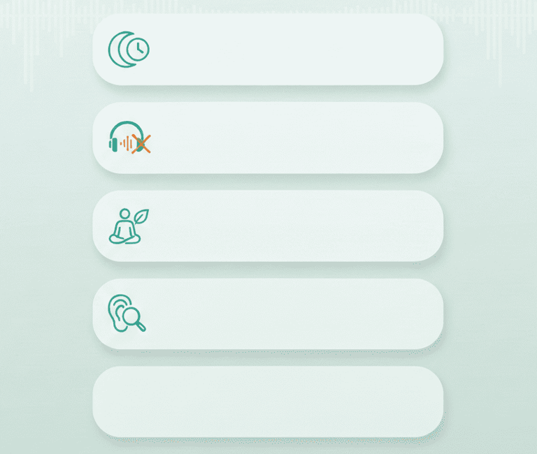 Consejos para mejorar la calidad de vida en el tinnitus