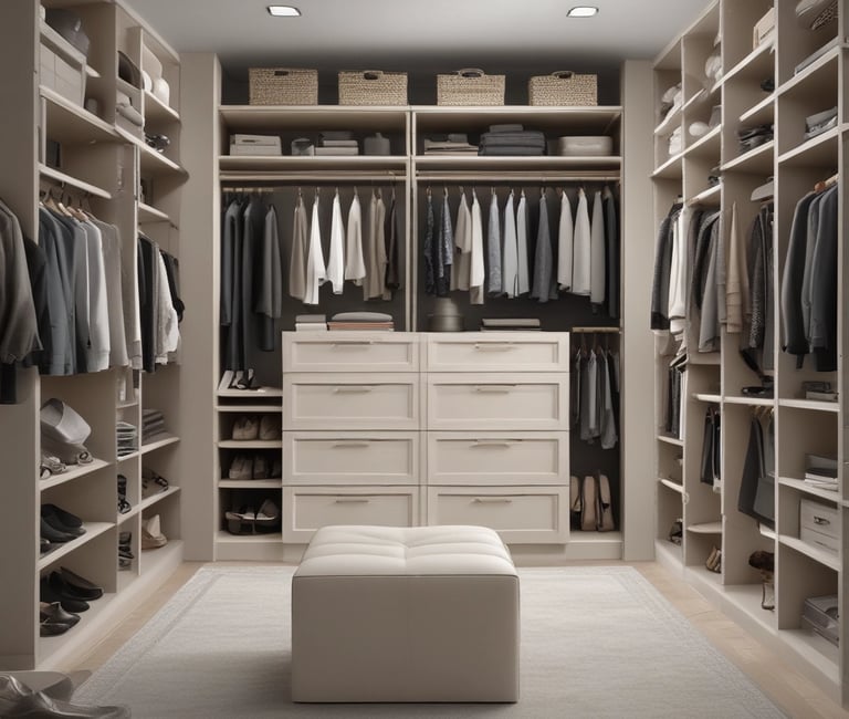 Bright, airy kitchen showcasing sleek custom cabinets in natural wood tones.