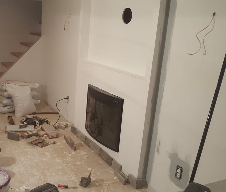 Drywall Repair Basement Remodel Custom Carpentry
