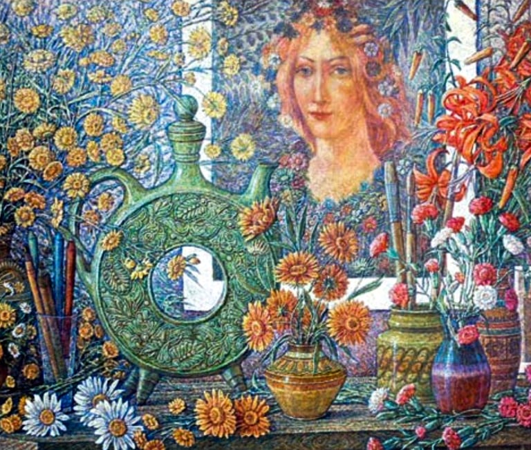 Борис Вінтенко (1927-2002), «Флора. Атрибути мистецтв», 1978